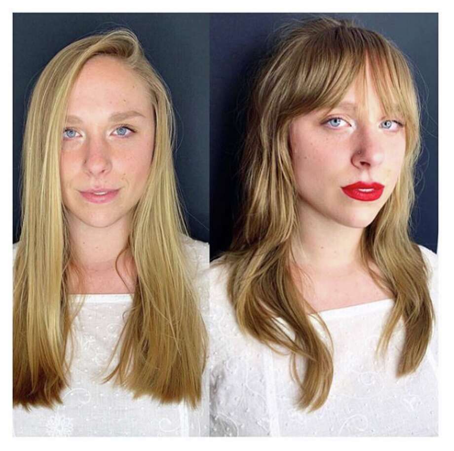 before and after images of haircuts at edo salon and gallery in san francisco salon - the best bobs on instagram