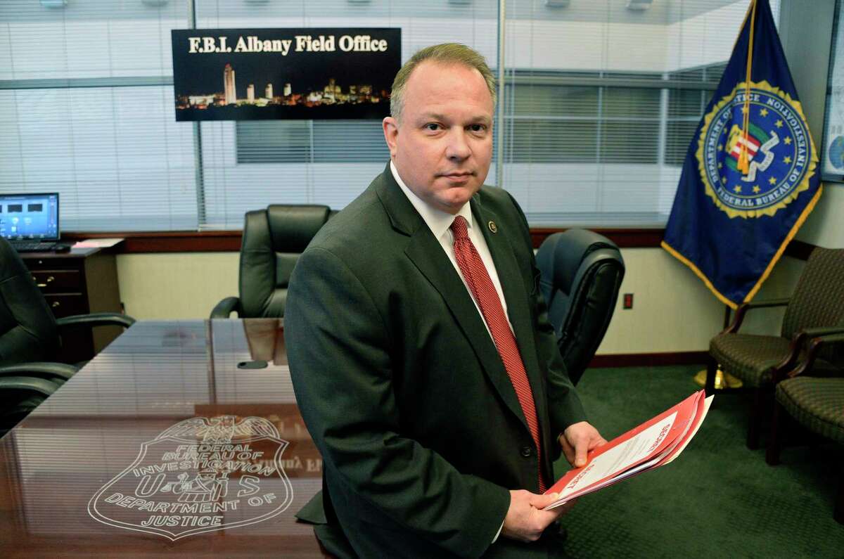James N. Hendricks, the new special agent-in-charge of the FBI Albany Field Office in their headquarters Wednesday Nov. 28, 2018 in Albany, NY. (John Carl D'Annibale/Times Union)