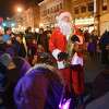 Sax-O-Claus plays Christmas tunes during the 32nd Annual Victorian Streetwalk on Thursday, Nov. 29, 2018 in Saratoga Springs, N.Y. (Lori Van Buren/Times Union)
