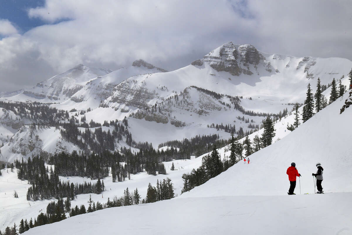 Resorts in several states set records for skier visits, including Whitefish and Bridger Bowl in Montana; Stevens Pass in Washington; Jackson Hole in Wyoming (shown); and Schweitzer Mountain in Idaho.