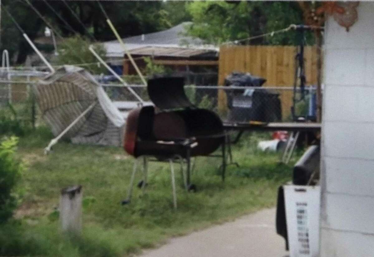 Shown is the barbecue grill that was claimed to be used in murder of Jose Luis Menchaca.