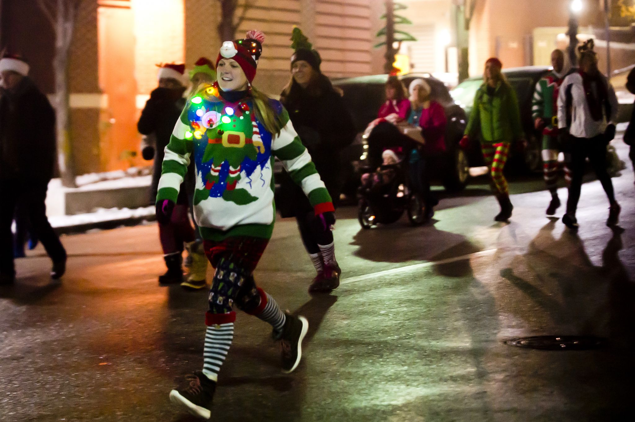 Jingle Bell Run/Walk in downtown Midland Nov. 29, 2018