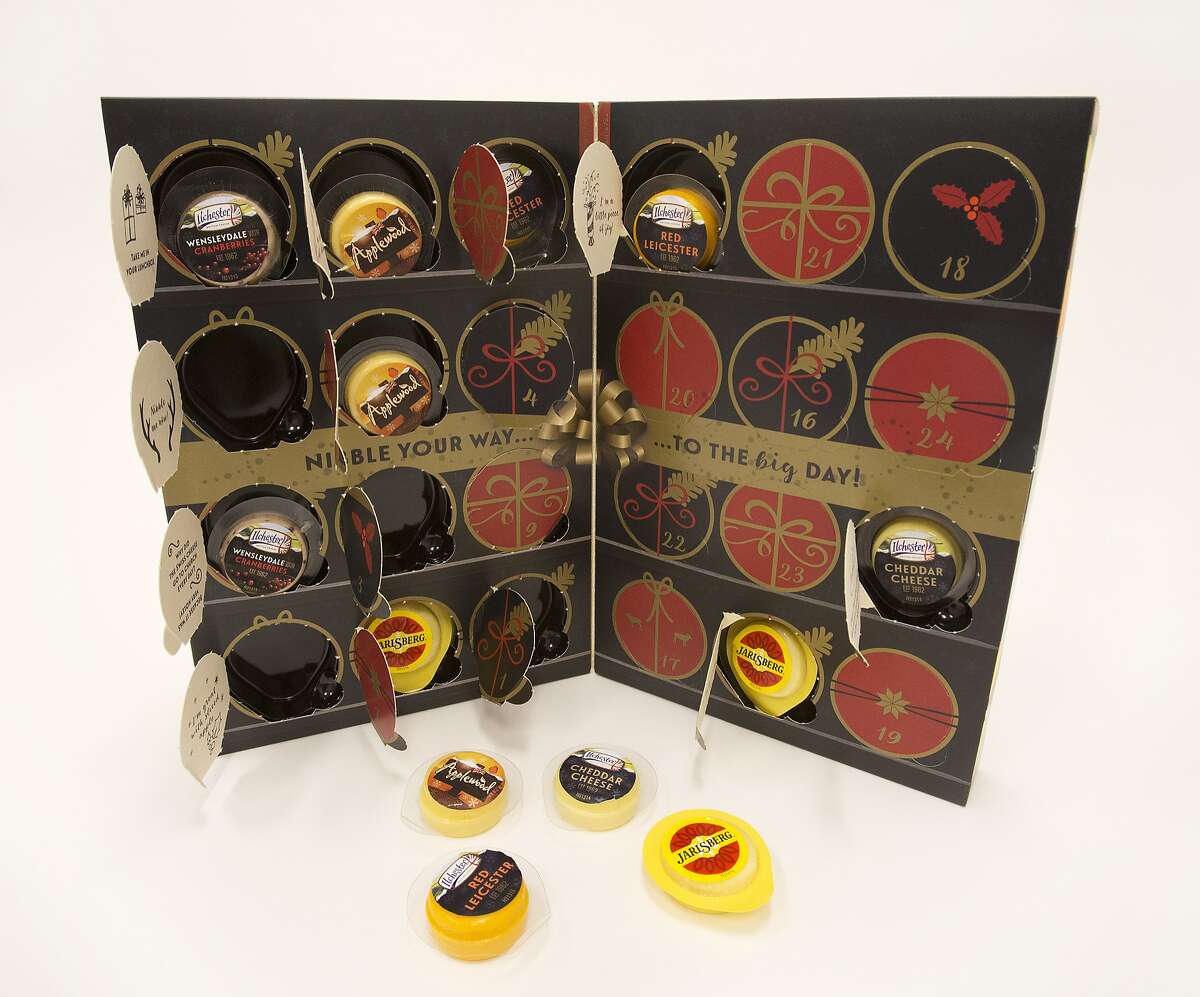 the chocolate Advent calendars go for booze, cheese