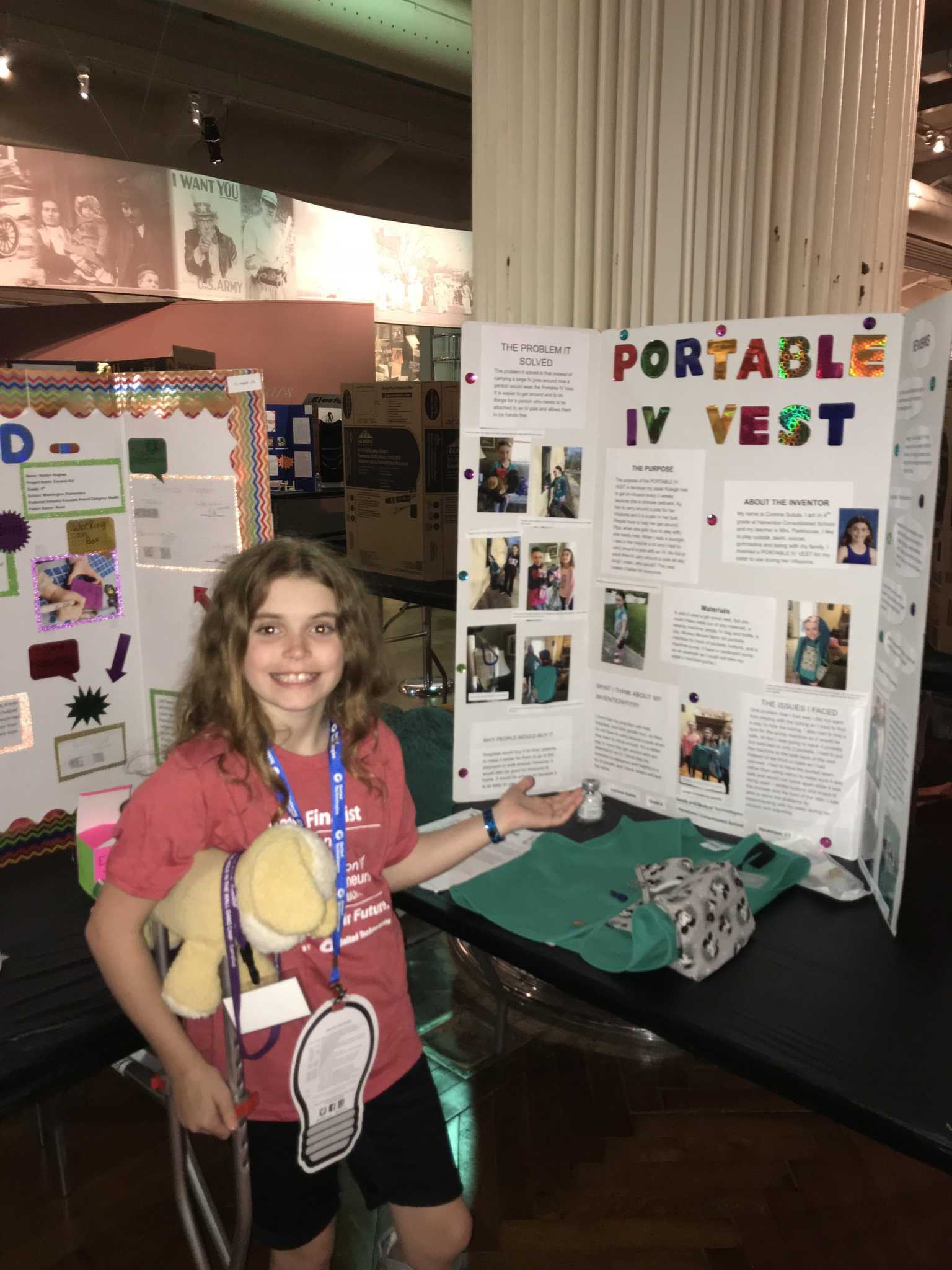 Har-bur Student’s Invention Exhibited At Science Center