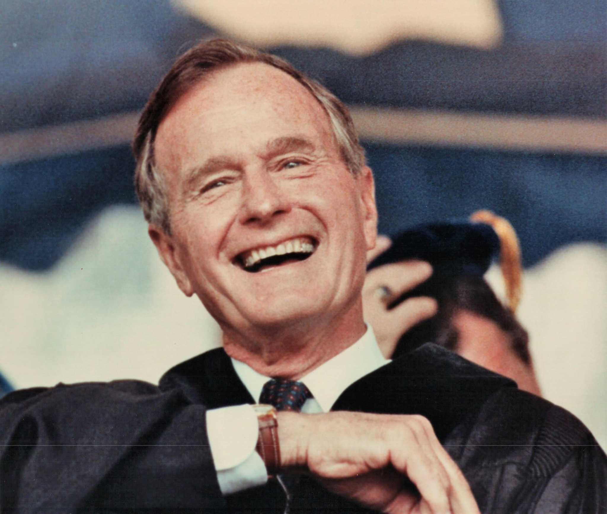 George W Bush Yale Graduation
