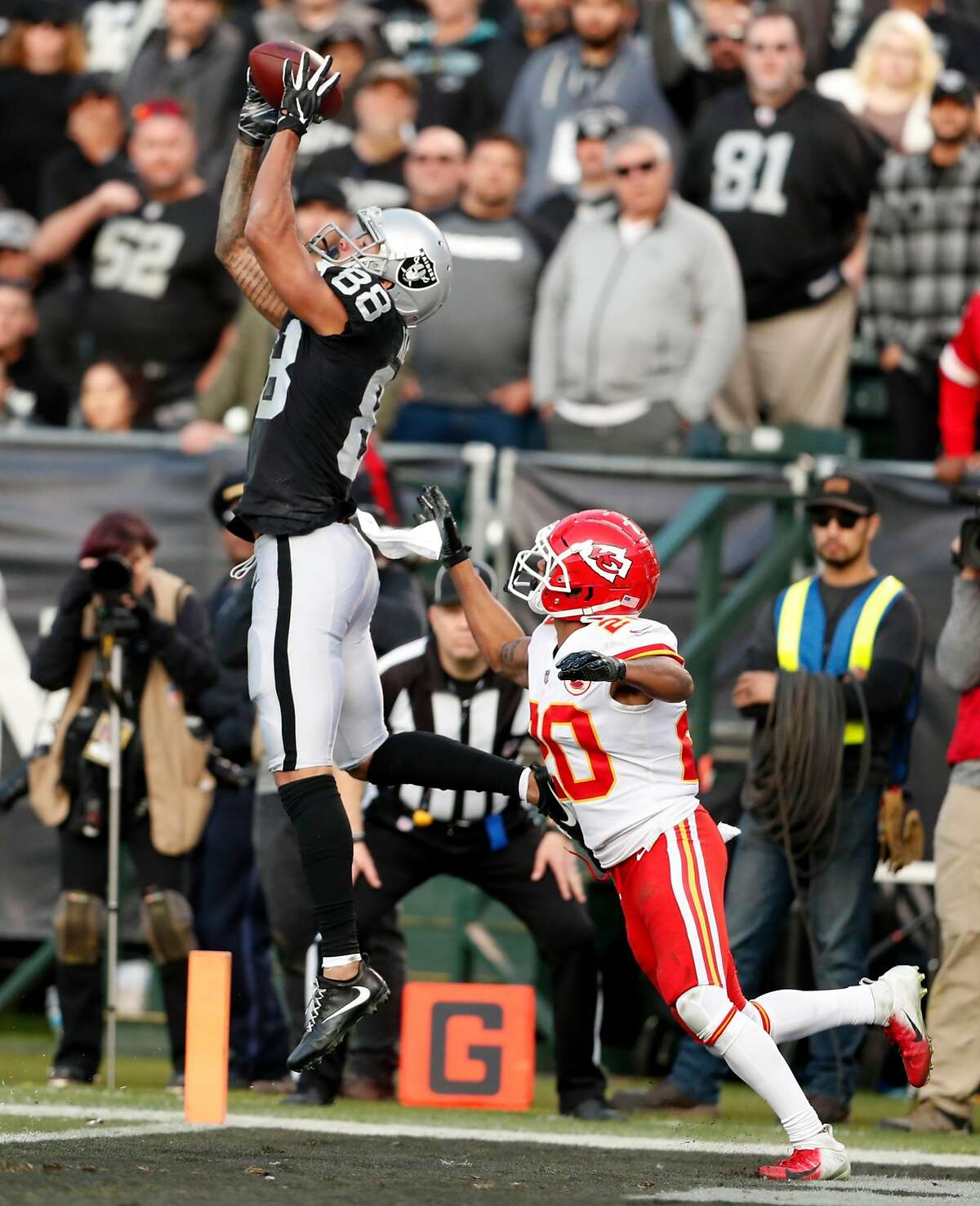 December 24, 2018: Oakland Raiders wide receiver Marcell Ateman