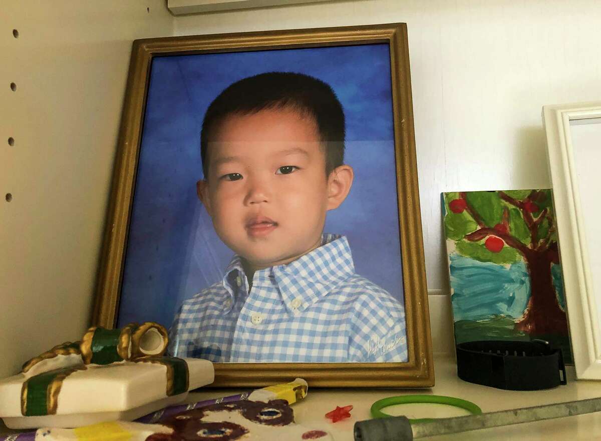 Jiadong Xu, 5, was killed Friday night at his west Houston home. His mother has been arrested in his death. Photo of photos taken, Sunday, Dec. 2, 2018 in Houston.