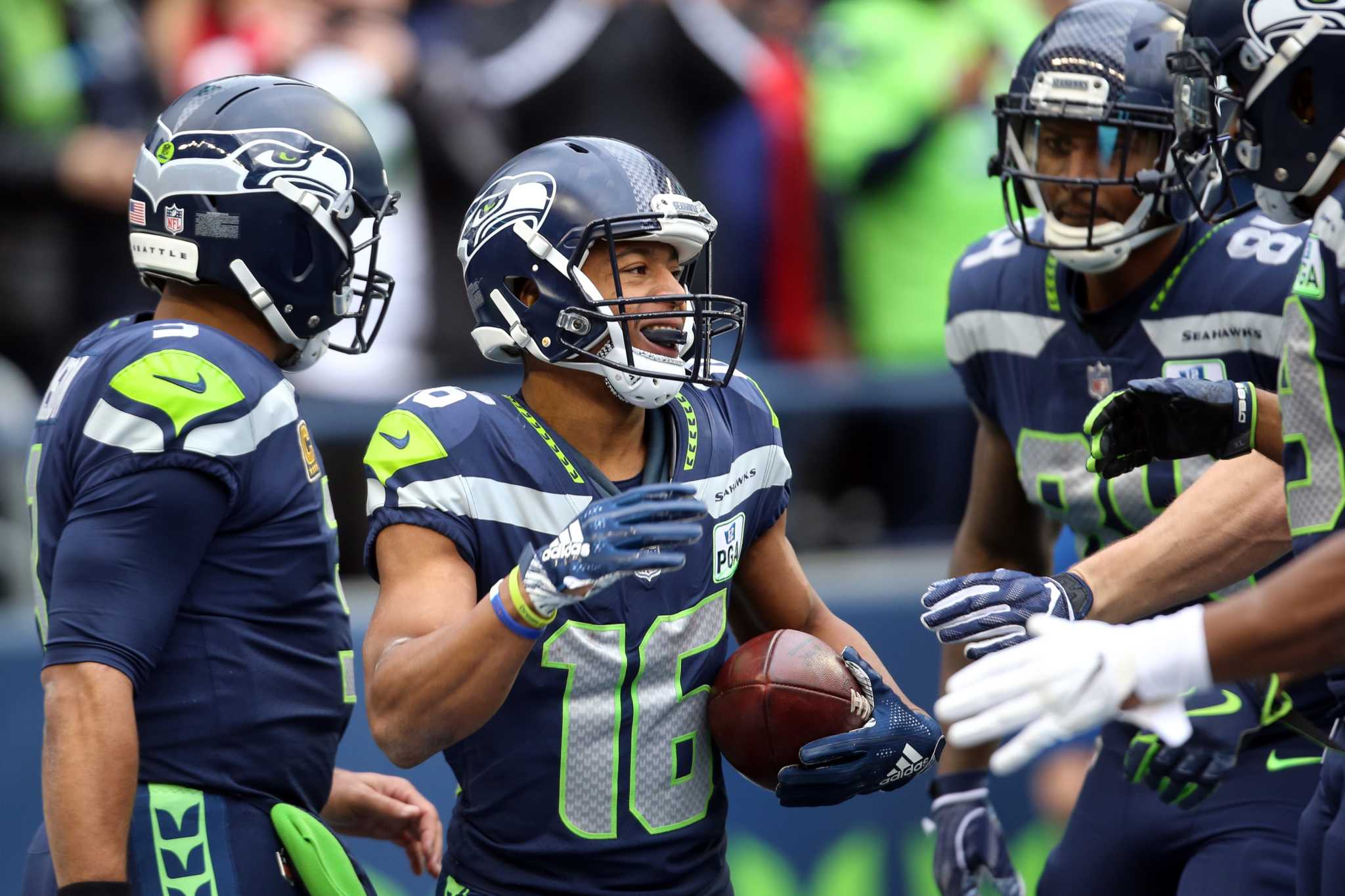 Seahawks star receiver Tyler Lockett shares special bond with great  grandma: 'She helped take care of me'