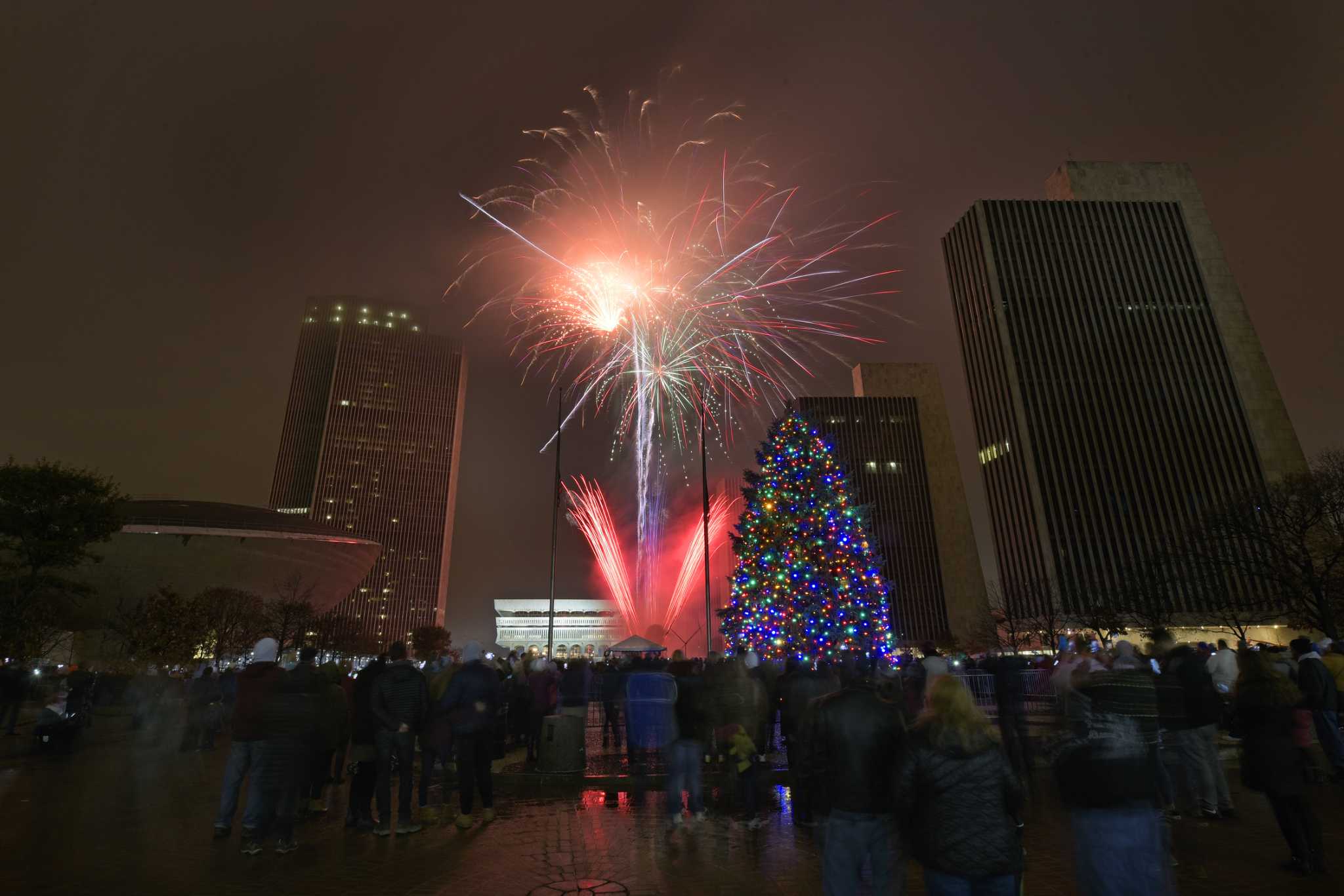 Photos: Empire State Plaza holiday tree lighting