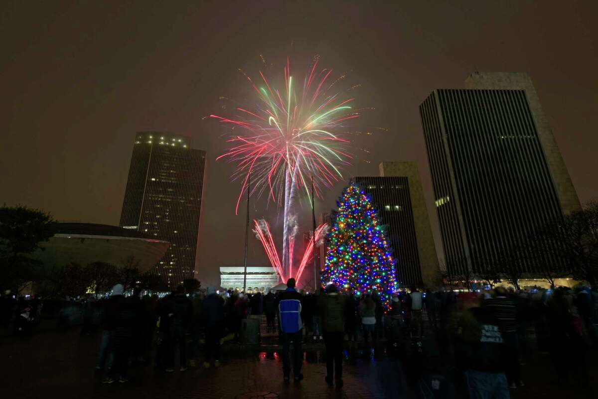 Photos Empire State Plaza holiday tree lighting