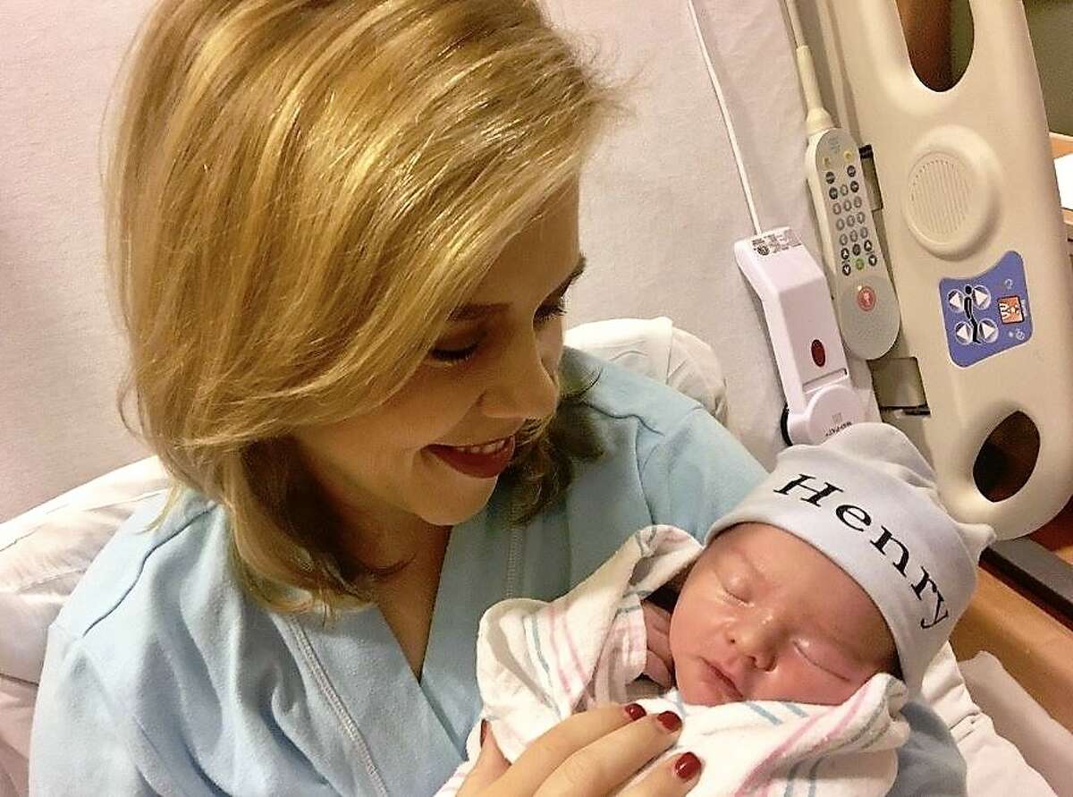 KHOU reporter Grace White gave birth to a baby boy on Sunday. It's the second child for White. >>> Click through to see more TV personalities and their children.