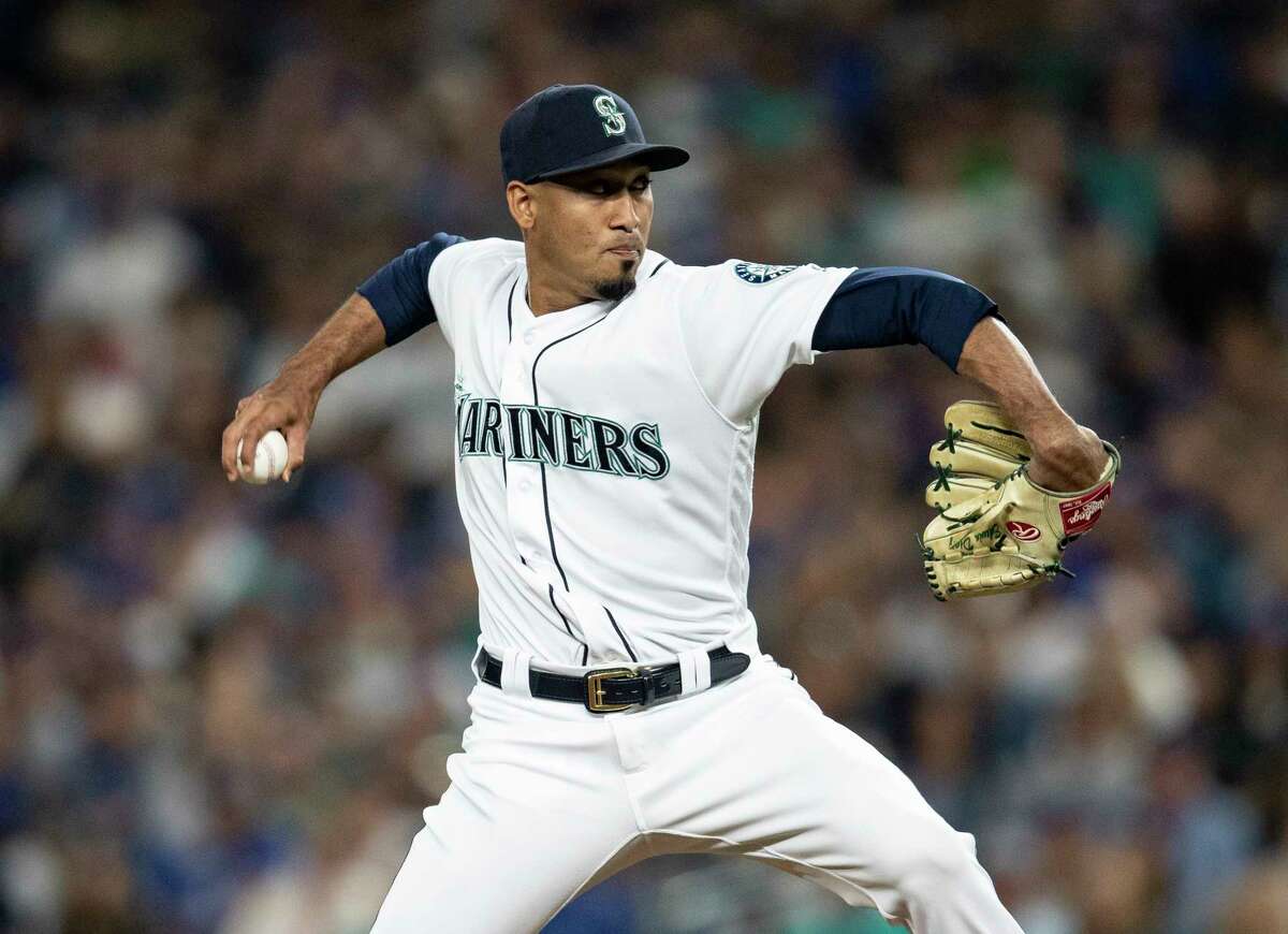 The Mariners shipped reliever Edwin Diaz (pictured) and second baseman Robinson Cano to the New York Mets in a blockbuster deal earlier this month. 