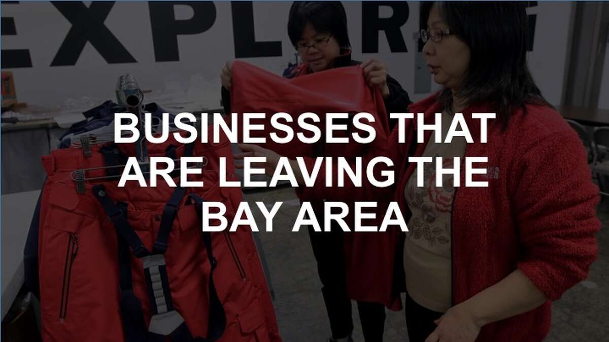Click through the gallery to see what businesses have left the Bay Area.