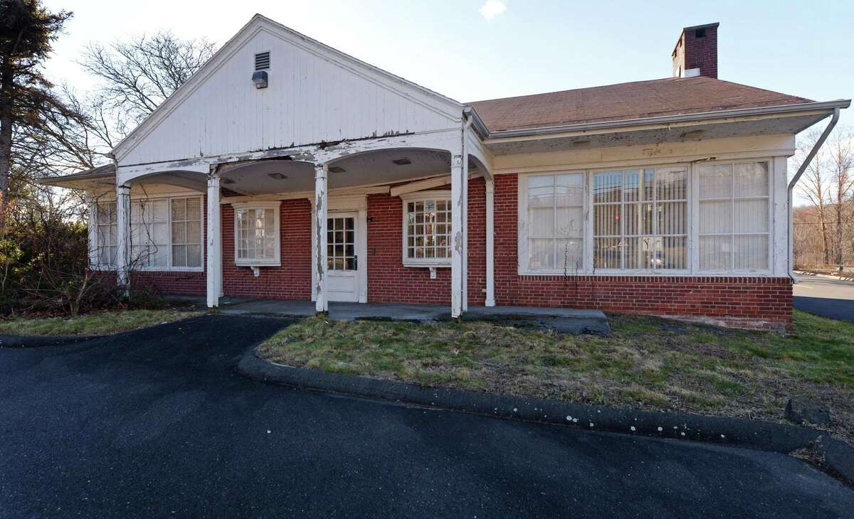 Vacant property at 241 Danbury Road Tuesday, DEcember 4, 2018, in Wilton, Conn. The Church of Jesus Christ of Latter-day Saints has filed for a regulation change to allow for a place of worship in a design retail business district. The church is hoping to construct a place of worship at a long vacant property across the street from Wilton Town Hall.
