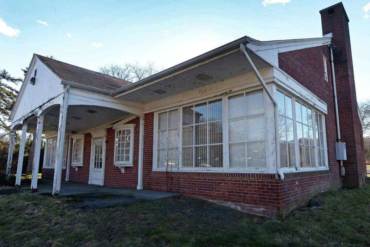 Vacant property at 241 Danbury Road Tuesday, DEcember 4, 2018, in Wilton, Conn. The Church of Jesus Christ of Latter-day Saints has filed for a regulation change to allow for a place of worship in a design retail business district. The church is hoping to construct a place of worship at a long vacant property across the street from Wilton Town Hall.
