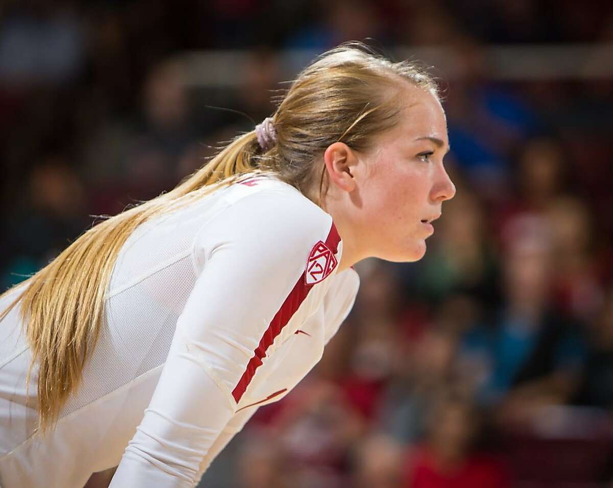 Stanford’s Jenna Gray blends volleyball and javelin seamlessly