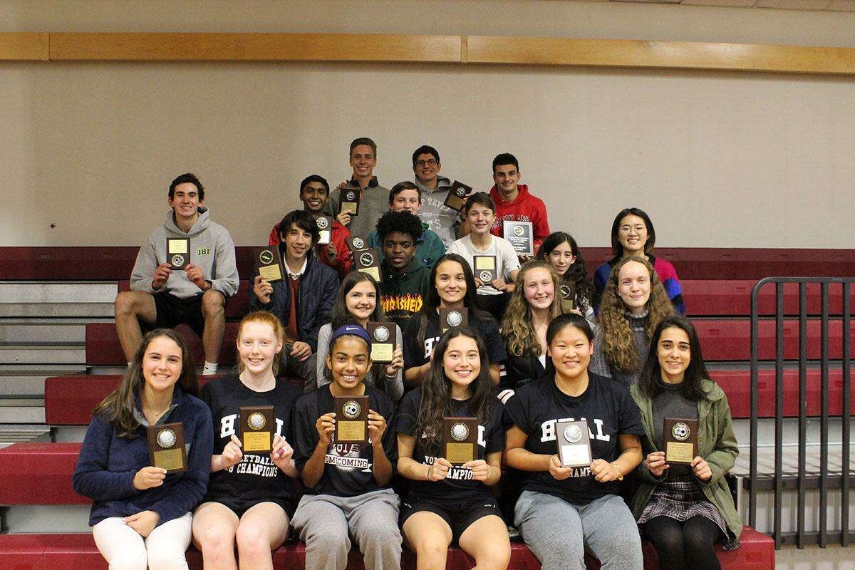 Local Wooster School athletes were recognized during an end-of-season event.