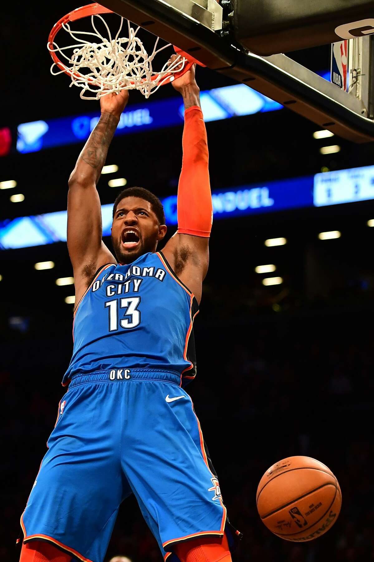 Paul scores 25 points in fourth quarter to rally Thunder past Nets