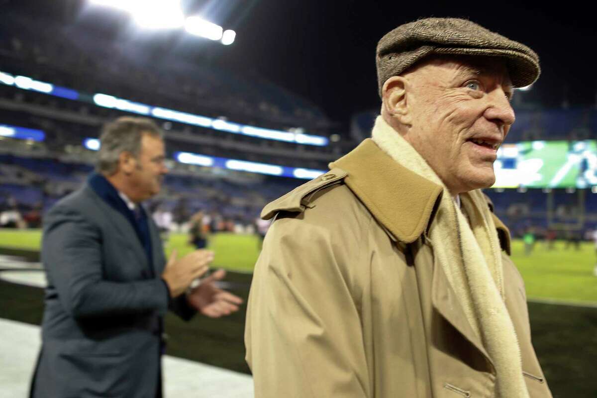 Houston Texans owner Bob McNair during warm ups before an NFL football game at M & T Bank Stadium on Monday, Nov. 27, 2017, in Baltimore. ( Brett Coomer / Houston Chronicle )