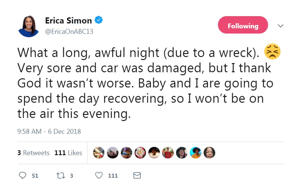 Pregnant Abc 13 Anchor Says She S Okay After Car Crash