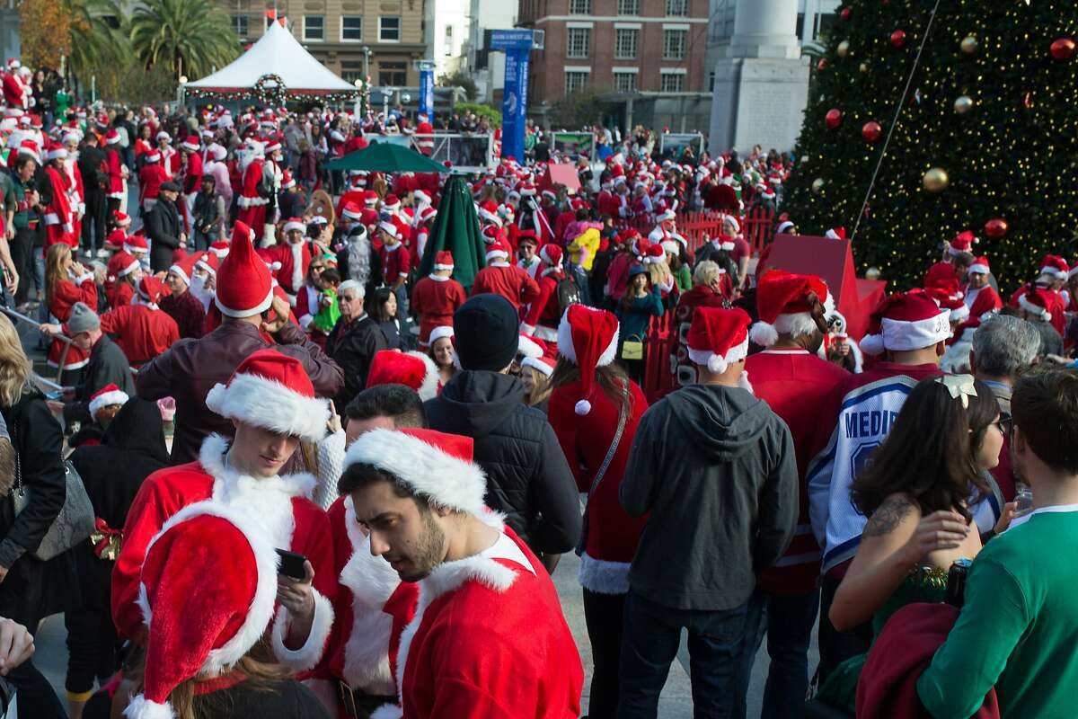 SantaCon in San Francisco Ready or not, those hohohos are coming