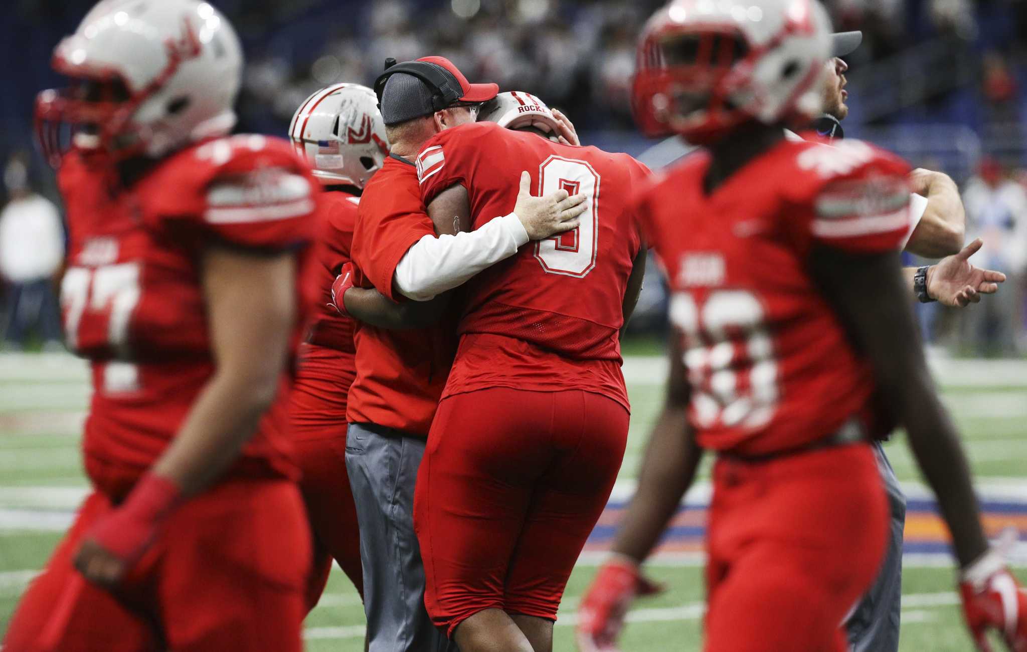 San Antonio football greats DeMarvin Leal and Sincere McCormick