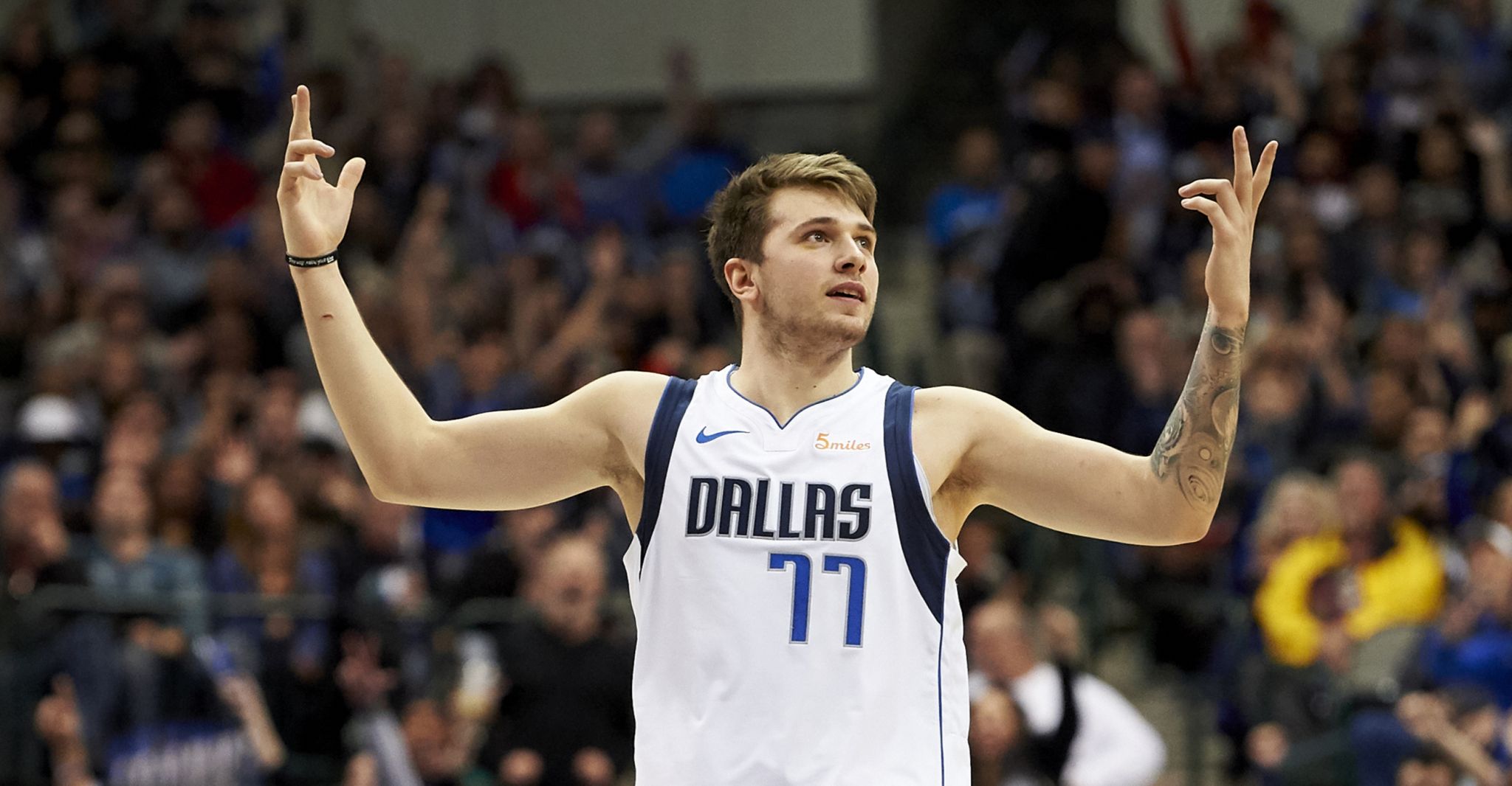 Rookie sensation Luka Doncic takes control of Rockets ...
