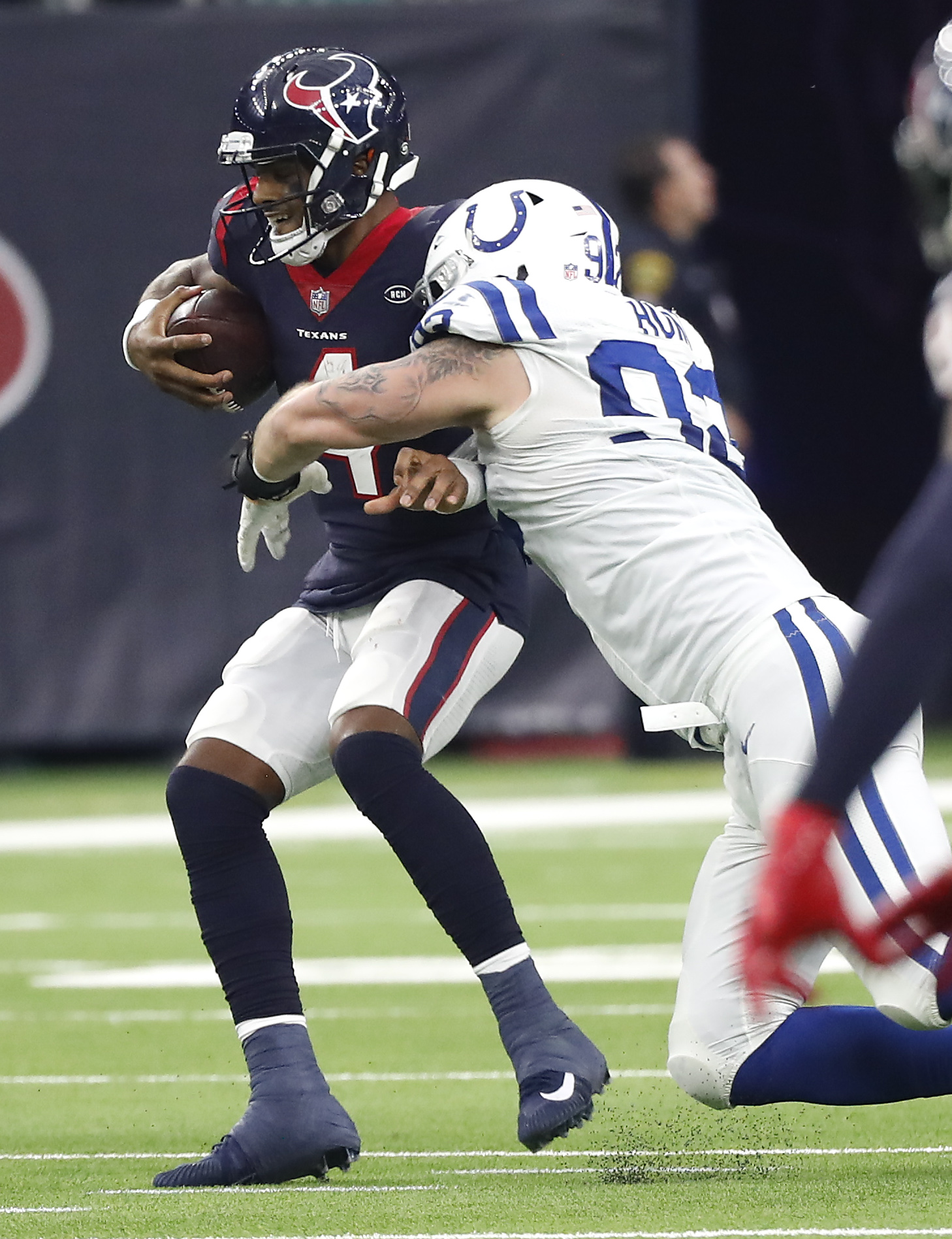 Colts struggle in pass game in 20-17 loss to Texans