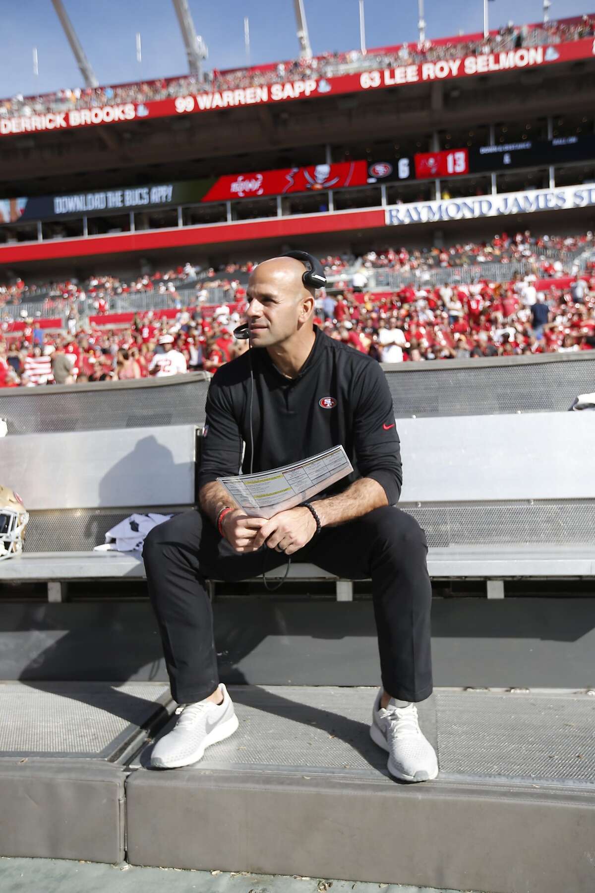 49ers defensive coordinator Robert Saleh, rest of staff to