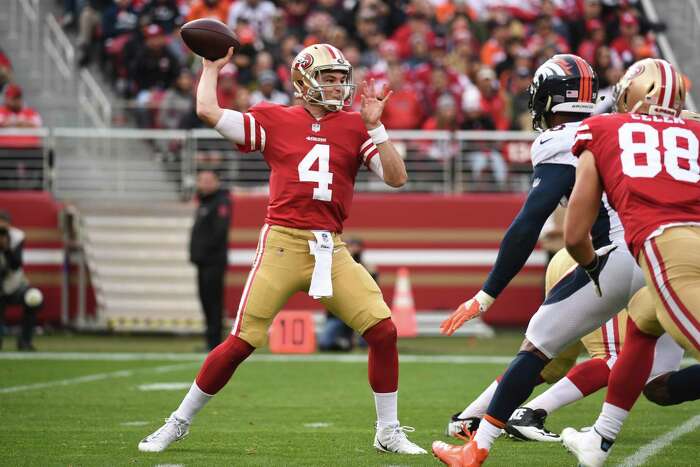 49ers quarterback duel tight between Mullens, Beathard