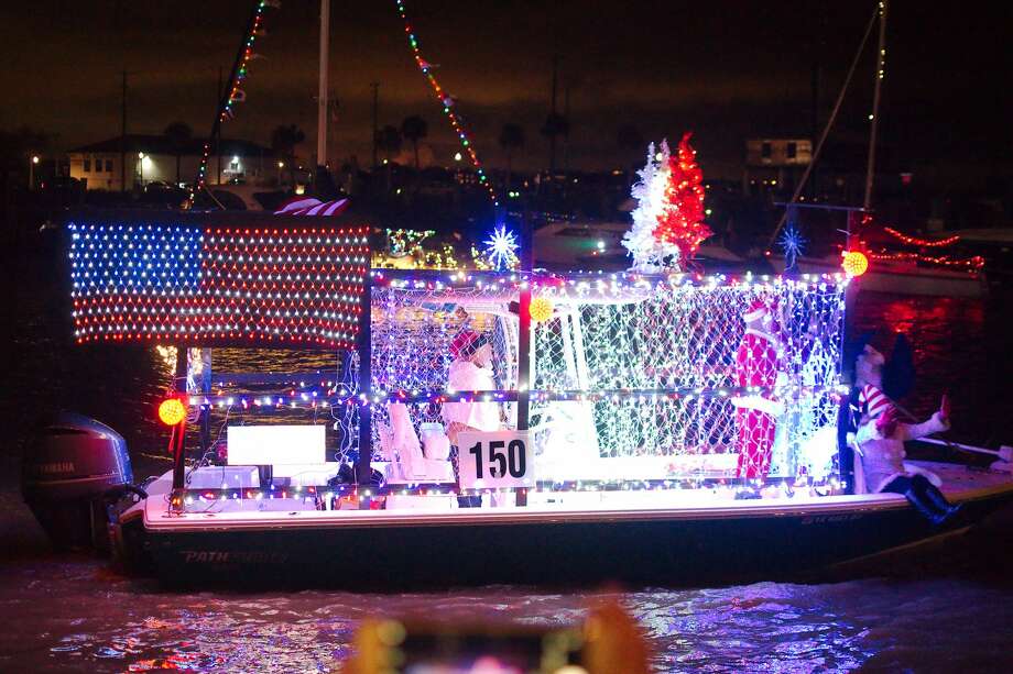 Kemah christmas boat parade route