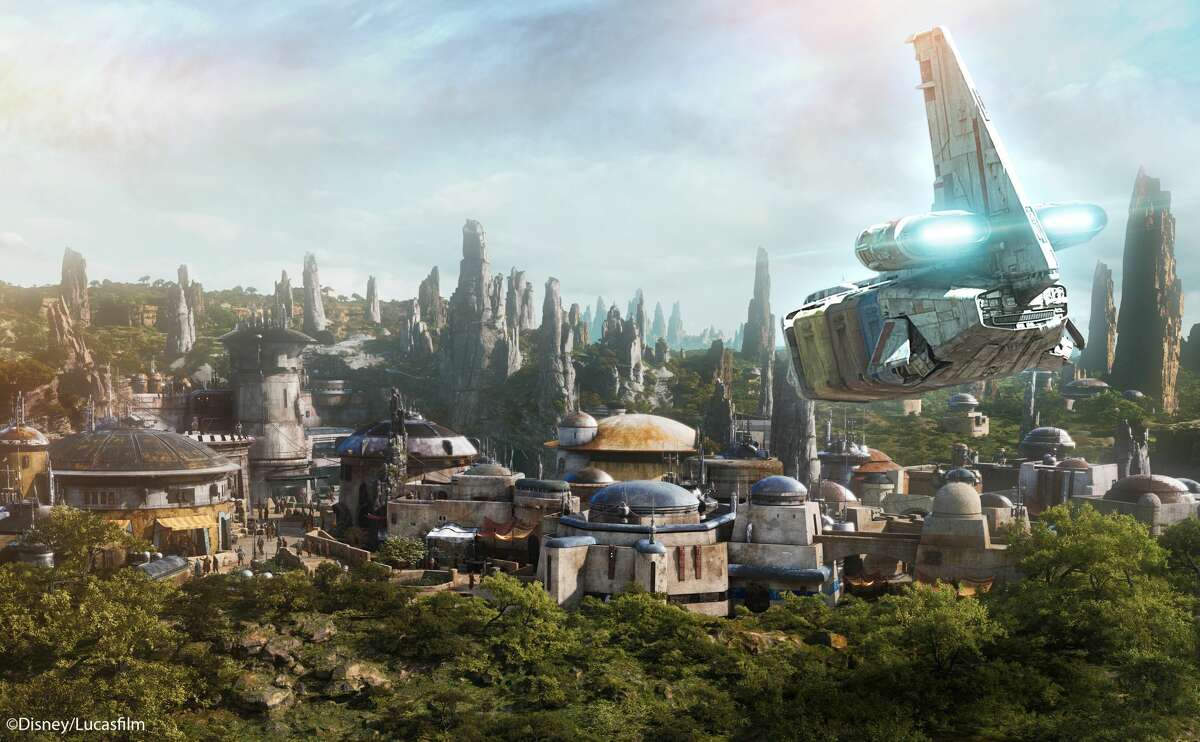 Opening in 2019, Star Wars: Galaxy's Edge at Disneyland park in Anaheim, Calif., and Disney's Hollywood Studios in Orlando, Fla., are Disney Parks' largest single-themed land expansions ever at 14-acres each, transporting guests to a never-before-seen planet, a remote trading port and one of the last stops before wild space where Star Wars characters and their stories come to life.