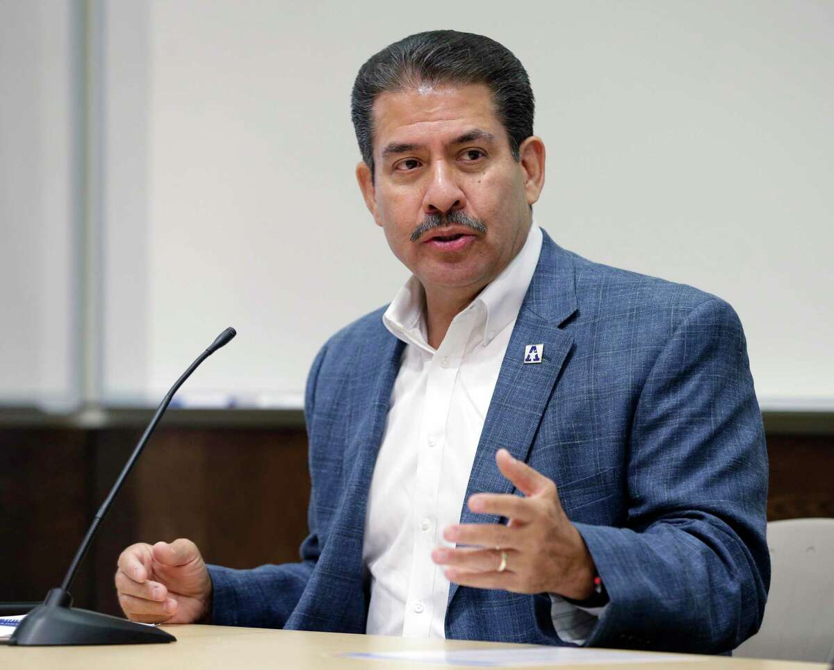 Harris County Precinct 2 Commissioner Adrian Garcia, shown here in 2018, is calling for a study of the county constables’ contract deputy program, with an eye toward cost savings.
