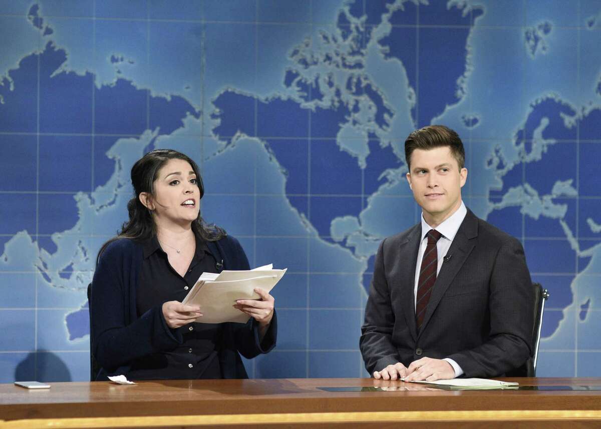 Saturday Night Live cast member Cecily Strong donated $275 to O’Rourke just four days before Election Day. (Photo by: Will Heath/NBC)