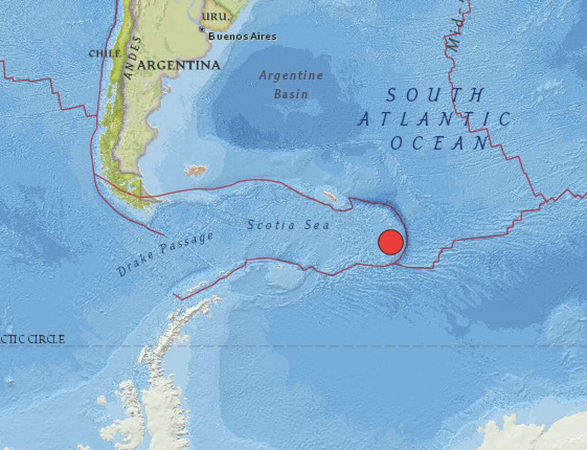 Magnitude 7.3 Earthquake Strikes Near Bristol Island, South Sandwich ...