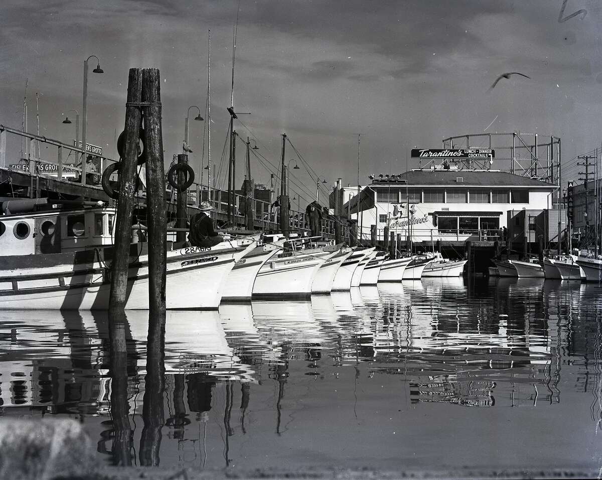boats at Fisherman's Wharf, September 5, 1952