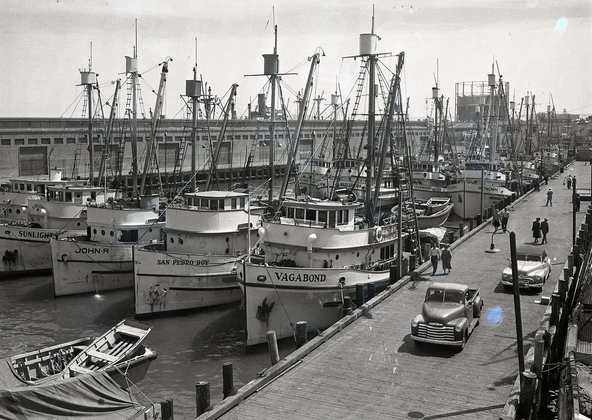 Fleet of Small Fishing Boats Around Pier 39, Fisherman's Wharf