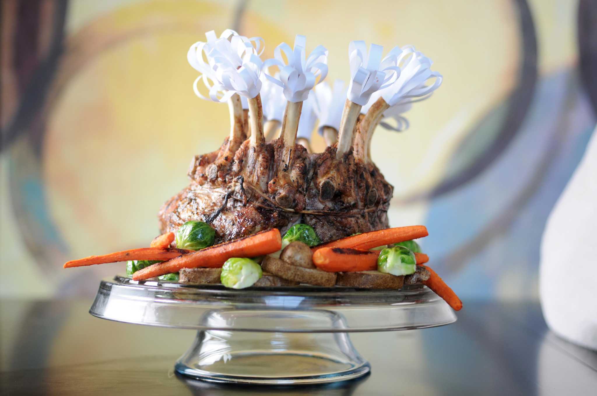 Recipe Pork Crown Roast with Calvados Sauce