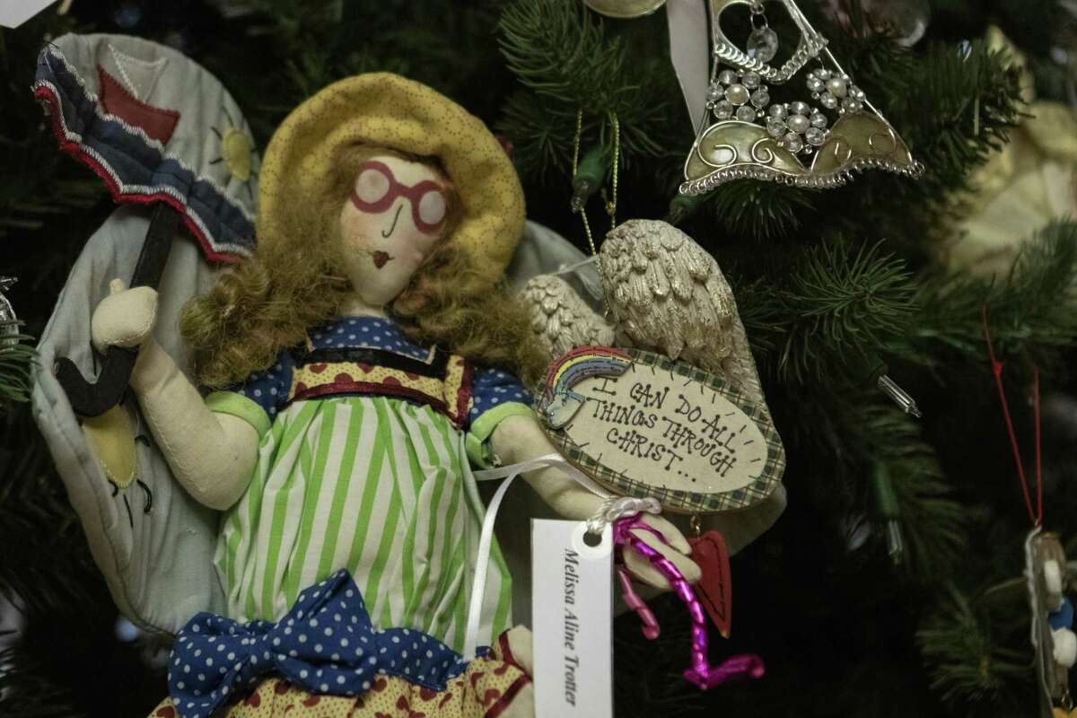 An angel hung in 1999 honor of Melissa Trotter is still displayed on the Tree of Angels during the 22nd annual Montgomery County Tree of Angels Dedication on Tuesday, Dec. 11, 2018 at the Montgomery County Courthouse in Conroe.