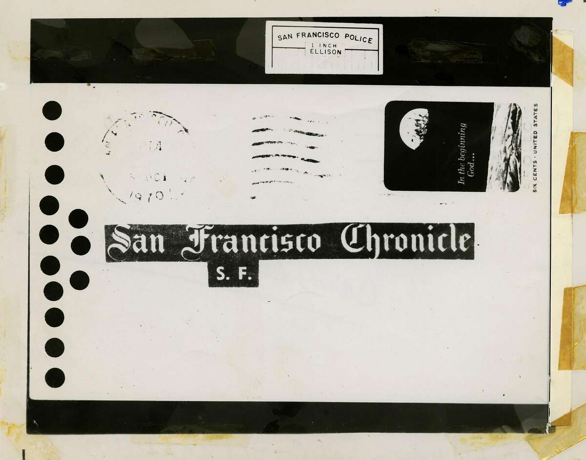 Zodiac killer card sent to the Chronicle on Oct.12, 1970 From the Chronicle archives Zodiac Letter