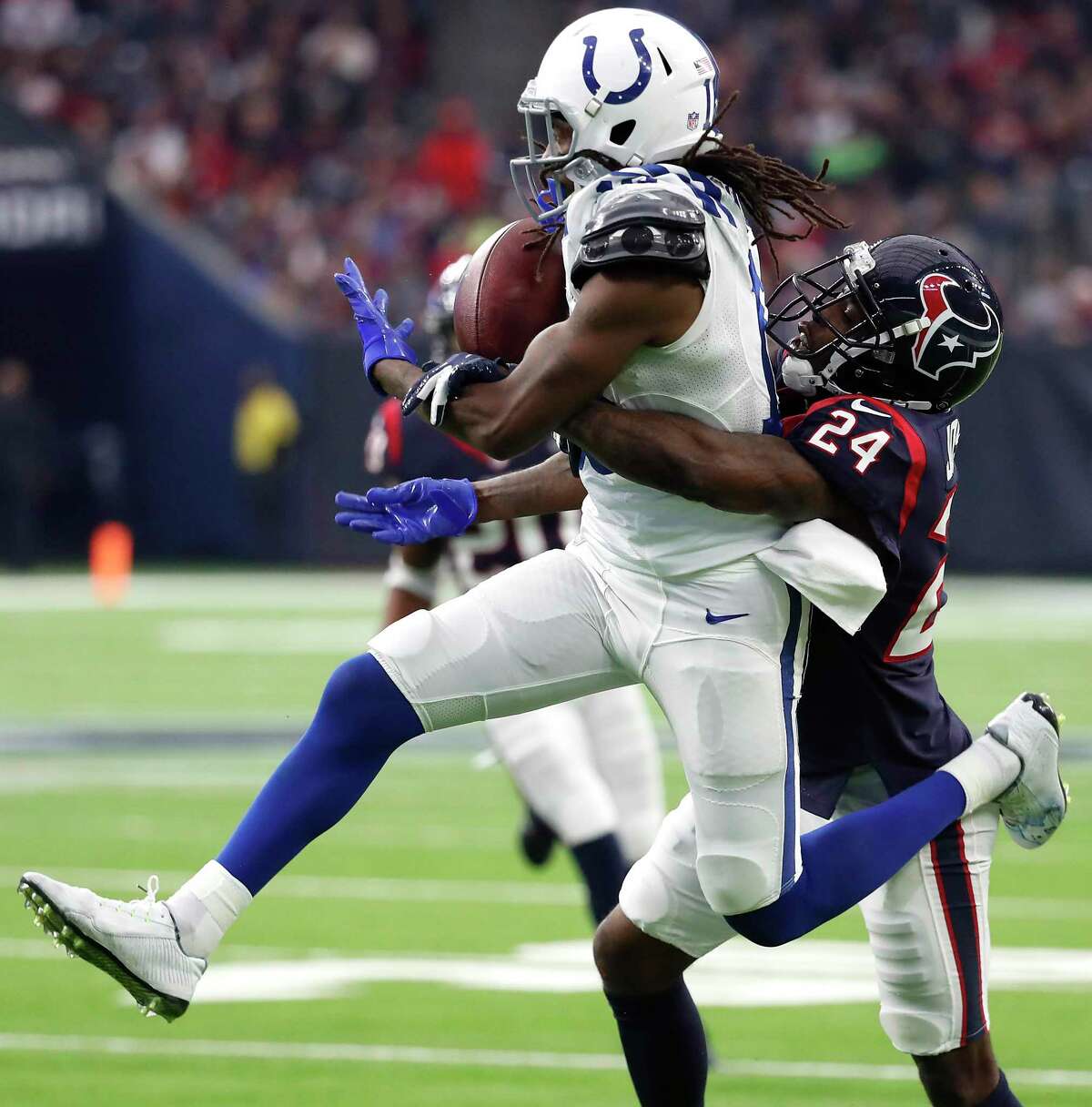 Colts WR T.Y. Hilton on Patriots double-teaming him: 'Good luck' 