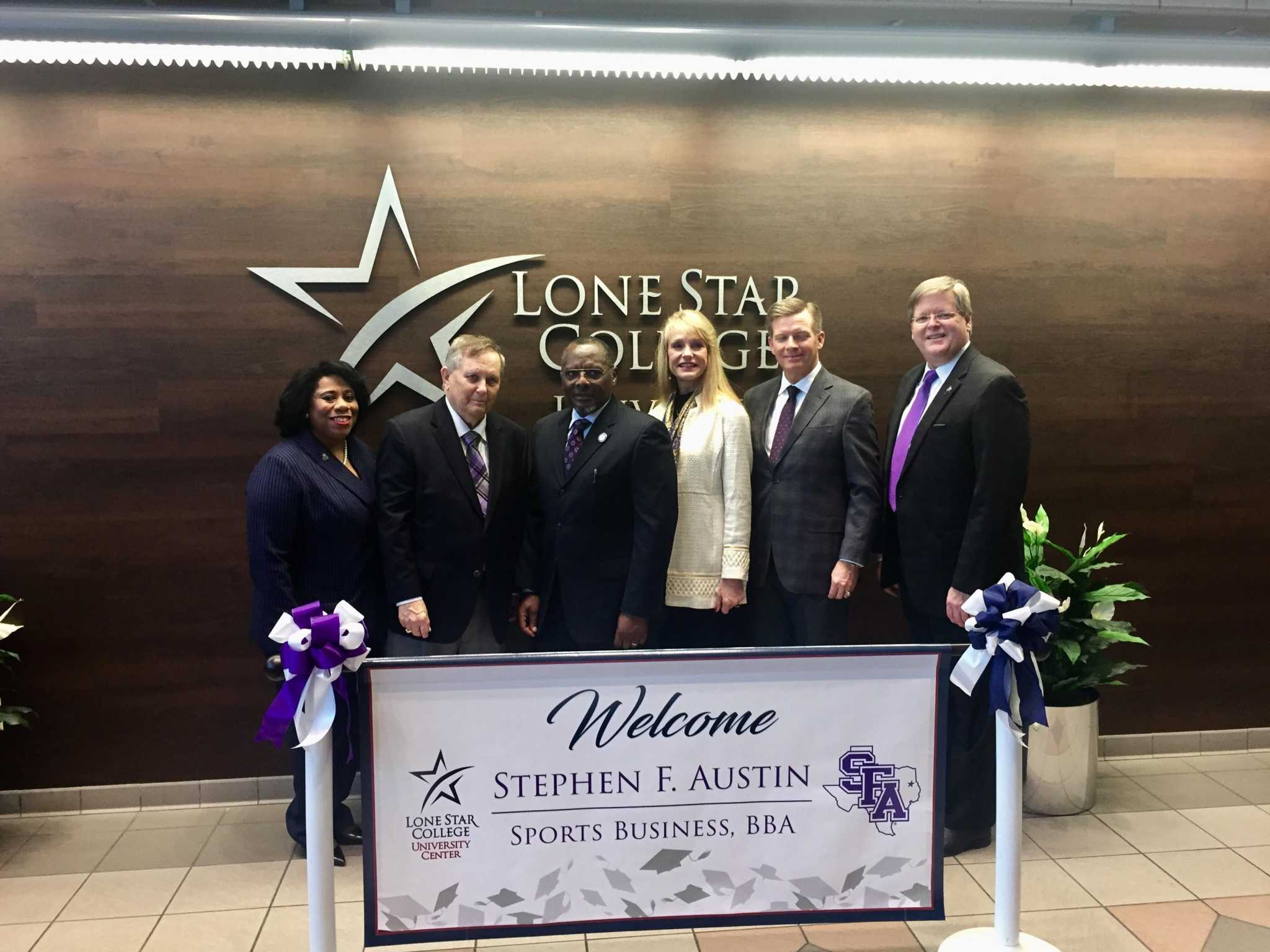 Sfa Sports Business Program One Of Only Two In Texas Wraps Up First Semester At Lone Star College