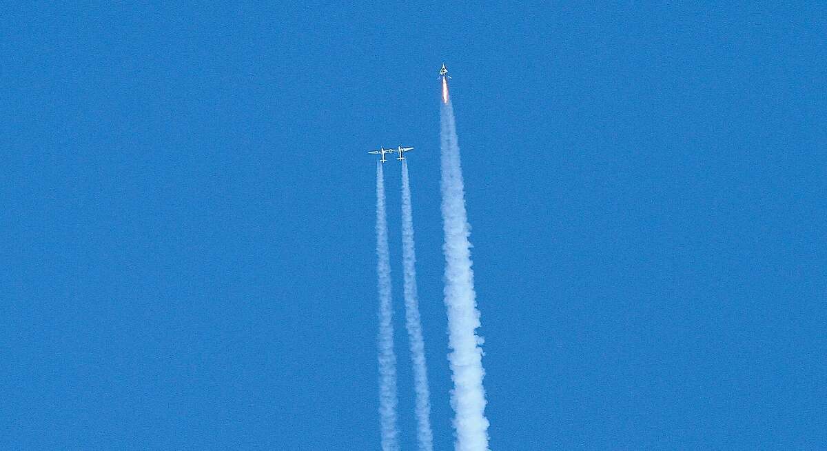 Virgin Galactic Rocket Ship Reaches Space In Test Flight