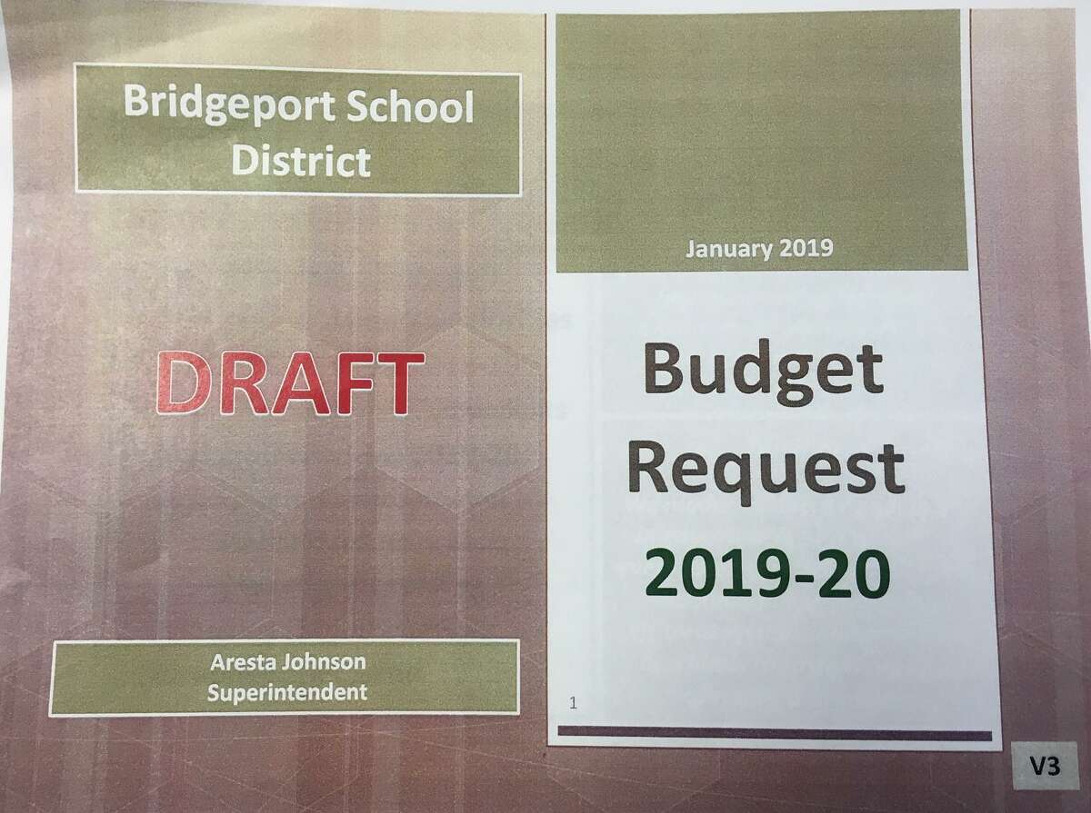 Bridgeport School District budget request document. 12/13/18