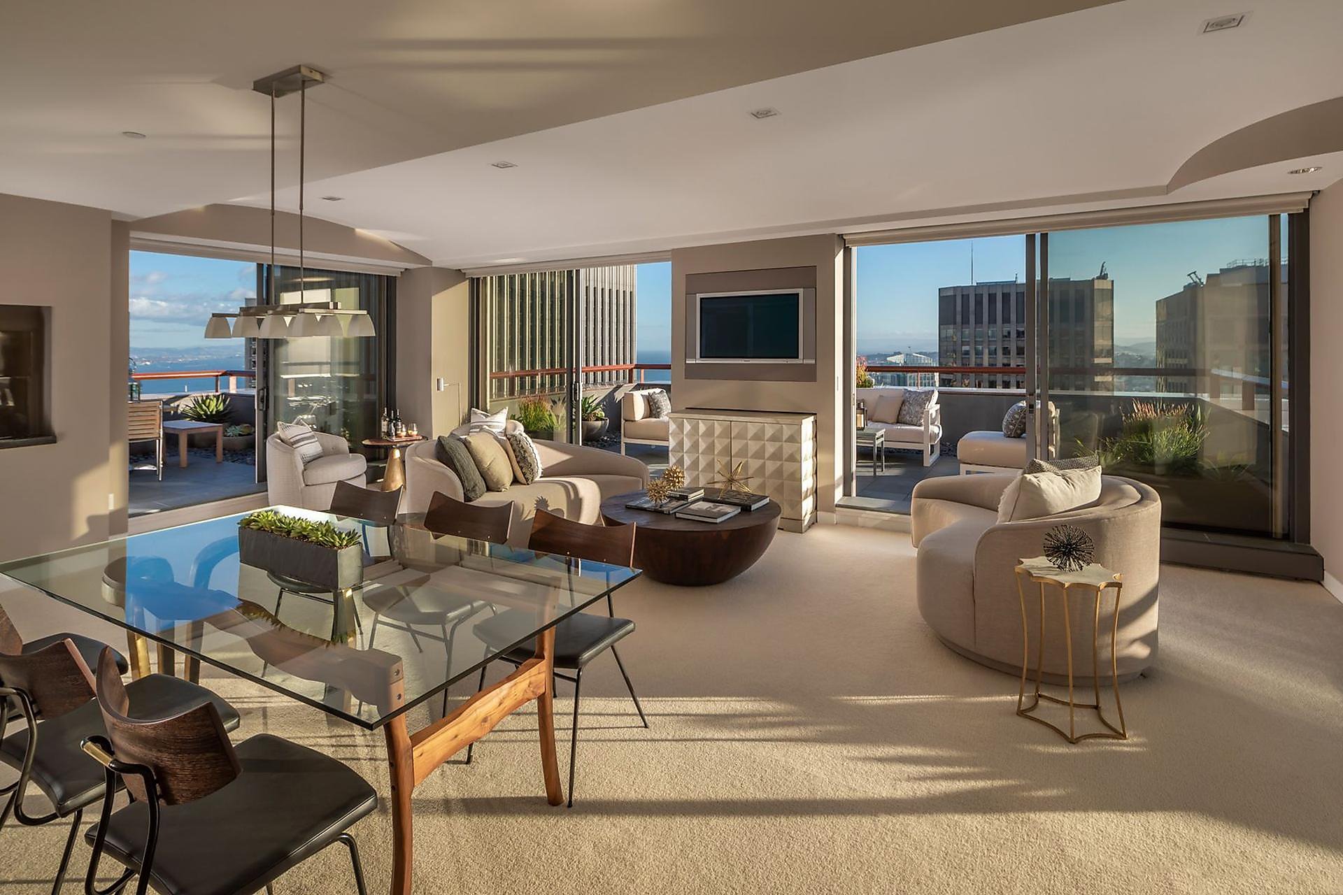 Two-bedroom penthouse in Financial District open Sunday