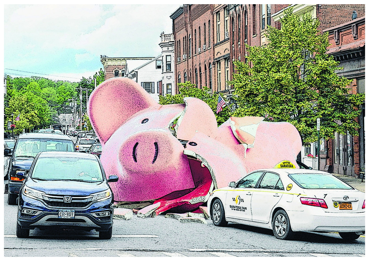 Editorial Clean up Ballston Spa