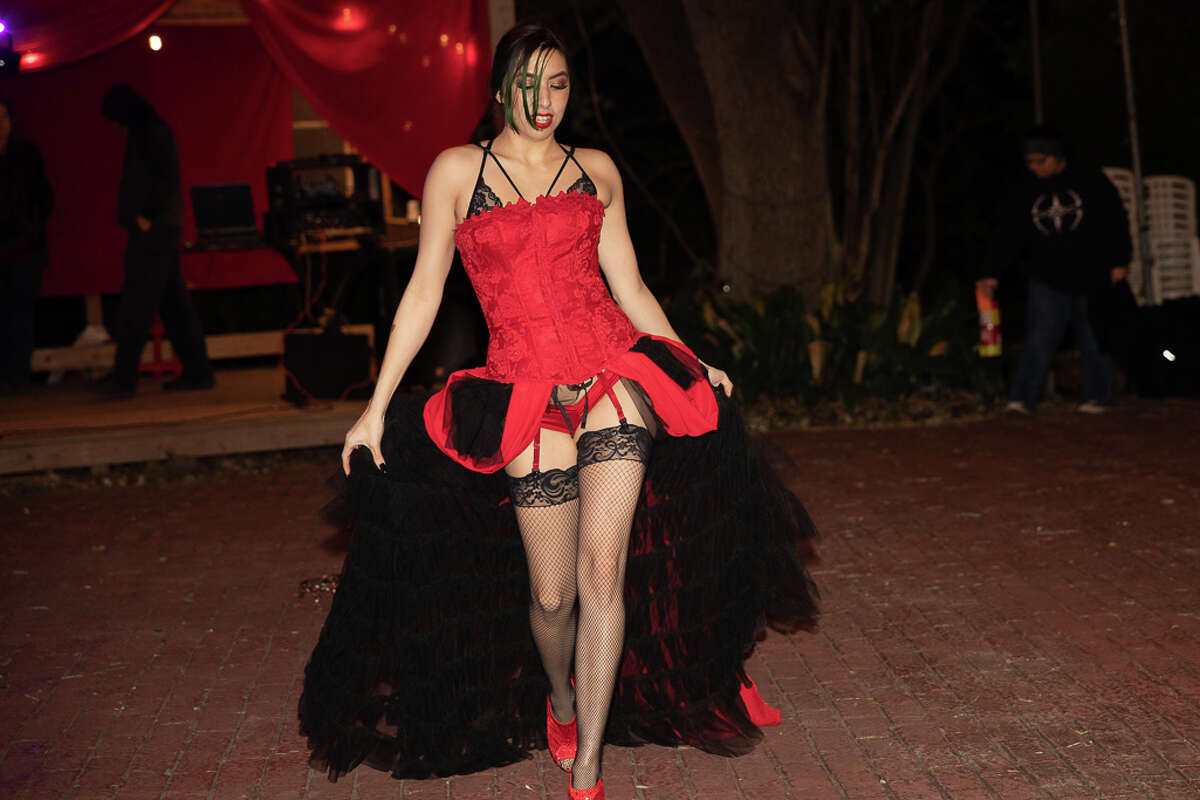San Antonio turned goth at the Burton Costume Party and Krampus Parade on Saturday at Victoria's Black Swan Inn.