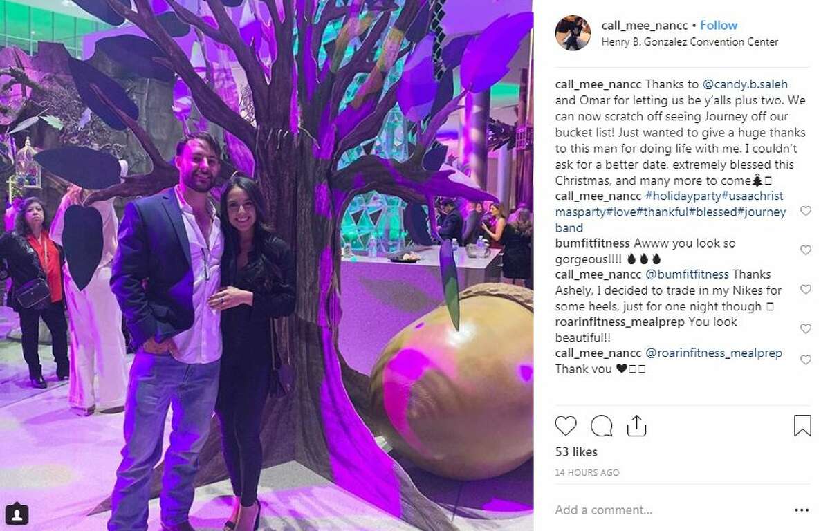 Instagram offers look into USAA holiday party where Journey performed