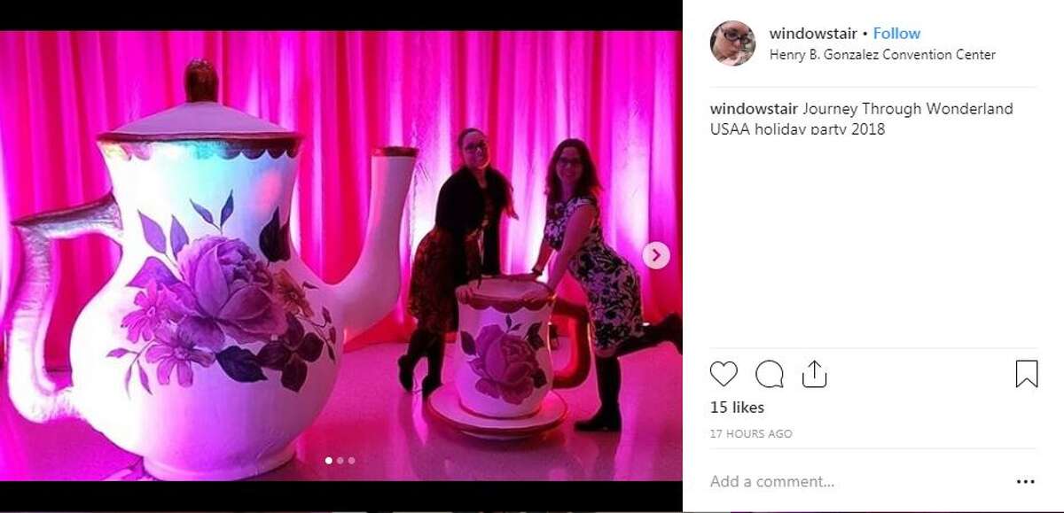 Instagram offers look into USAA holiday party where Journey performed