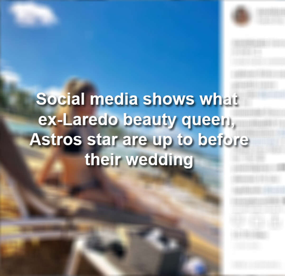 Keep scrolling to see how Laredo's Daniella Rodriguez and Astros shortstop Carlos Correa are spending time before their wedding.